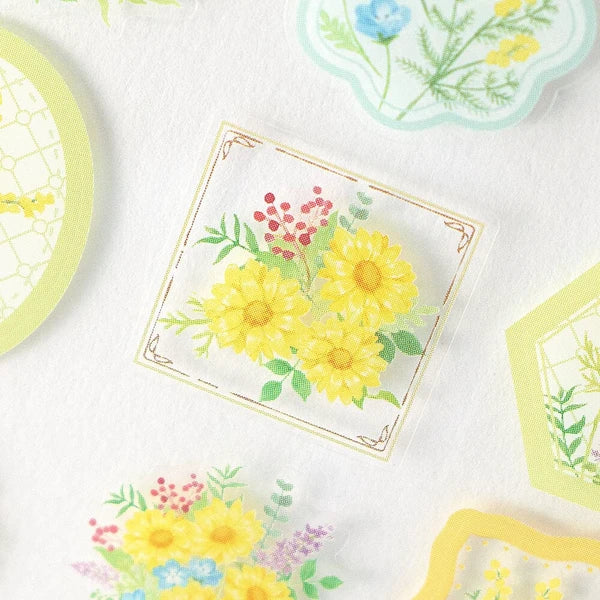 NB Co. My Garden transparent sticker sheet