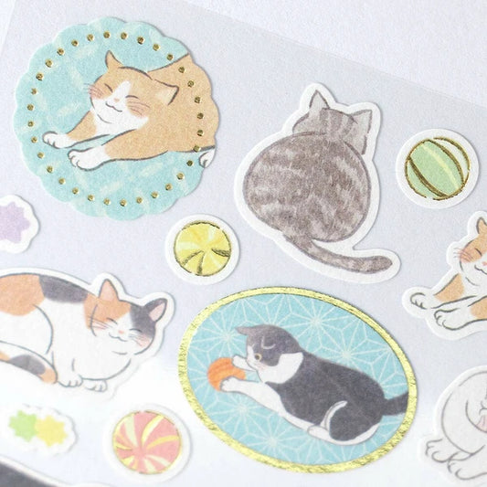 NB Co. Japanese-style Cute animal Sticker sheet