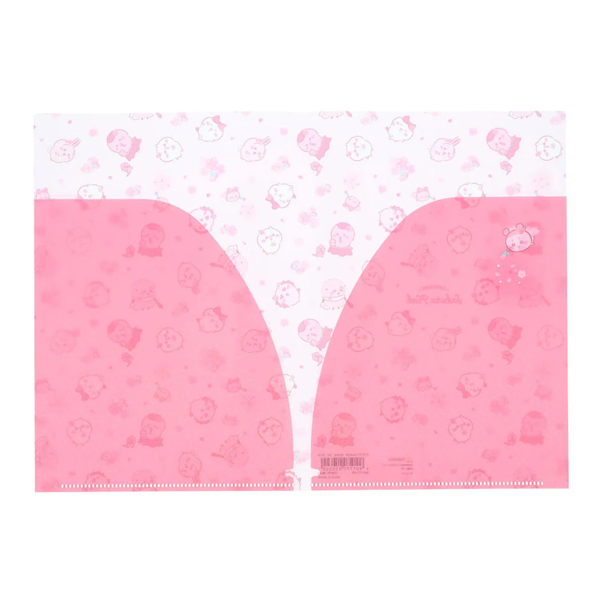 Chiikawa Clear File A5W (Sakura Pink/Yozakura)