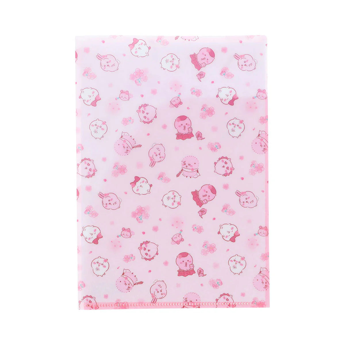 Chiikawa Clear File A5W (Sakura Pink/Yozakura)