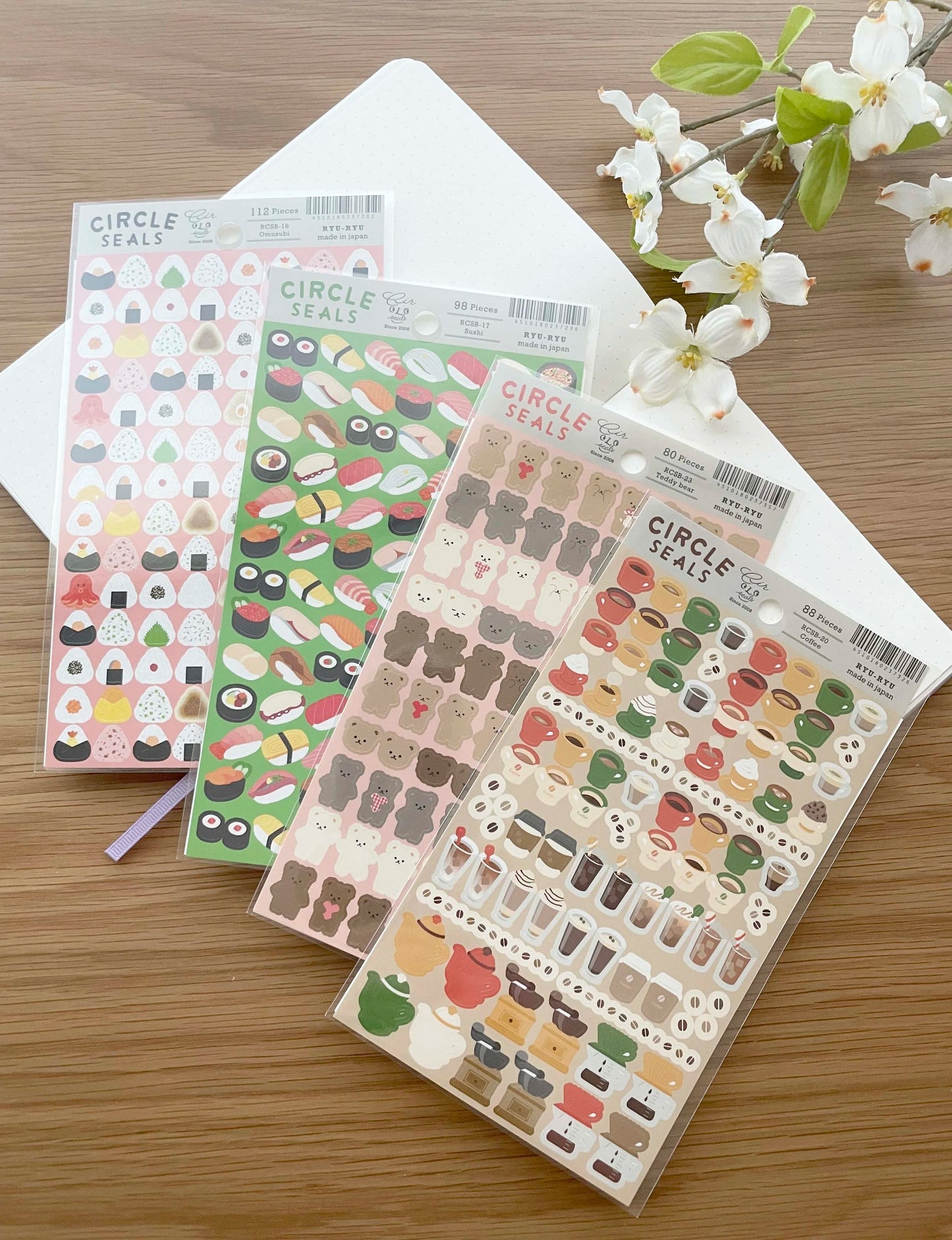 RYU RYU Circle Seals Sticker sheet