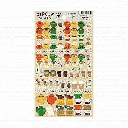 RYU RYU Circle Seals Sticker sheet