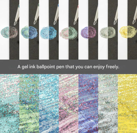 Pentel Dual Metallic Ballpoint Pen Set, 7 colors