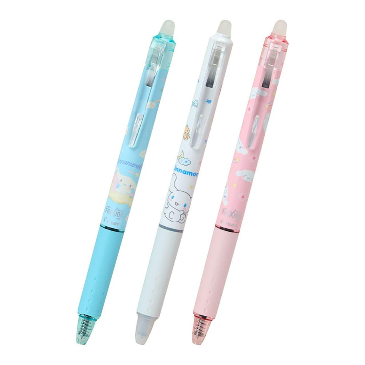 Sanrio Cinnamoroll Frixion Ball Knock 3-Piece Set Ball 0.5mm