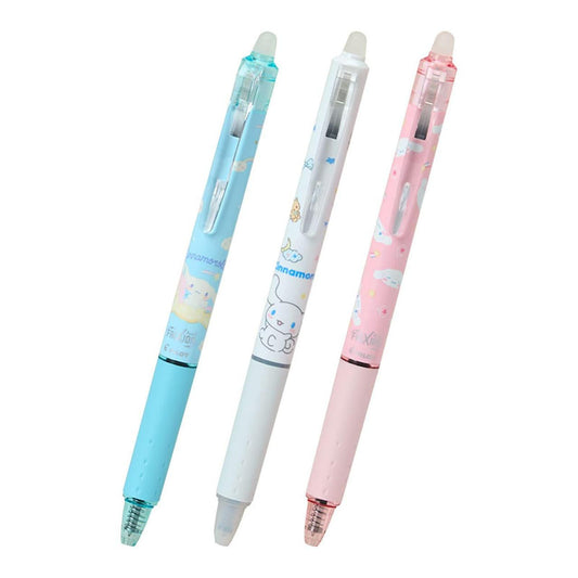 Sanrio Cinnamoroll Frixion Ball Knock 3-Piece Set Ball 0.5mm