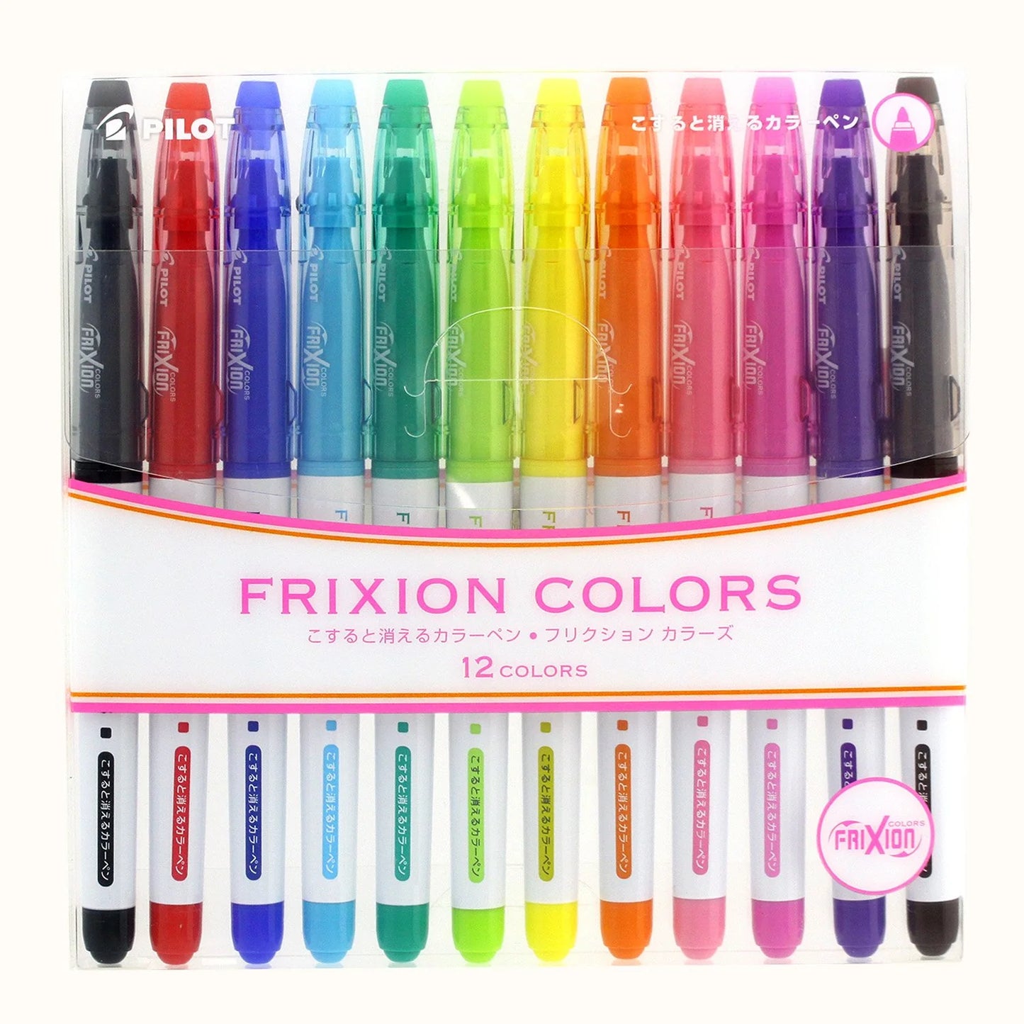Pilot Frixion Erasable Color Sign Pens - 12 Colors