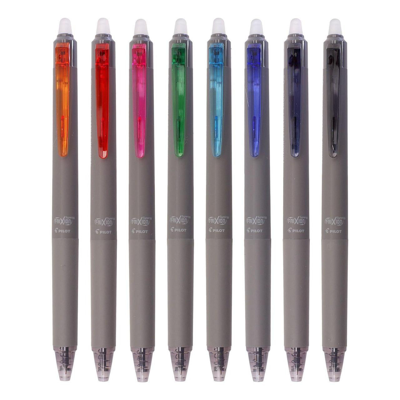Pilot FriXion Synergy Knock Gel Pen - 0.3 mm - 8 Color Set