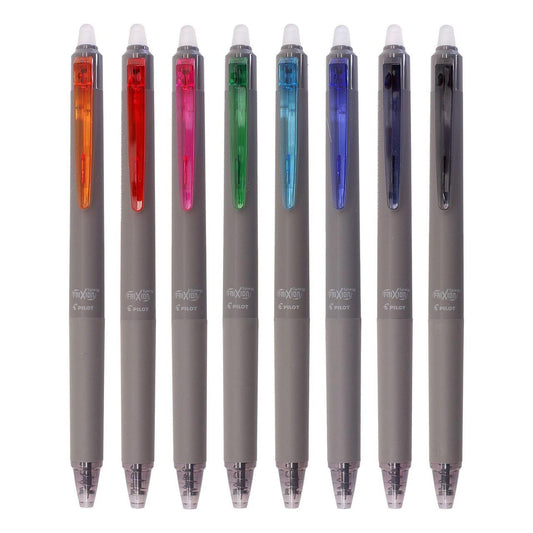 Pilot FriXion Synergy Knock Gel Pen - 0.3 mm - 8 Color Set