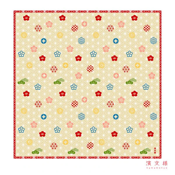 Hamamonyo Furoshiki Wrapping Cloth (50cm x 50cm)