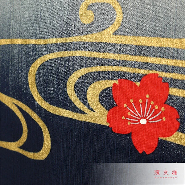 Hamamonyo Furoshiki Wrapping Cloth (90cm x 90cm) Mount. FUJI