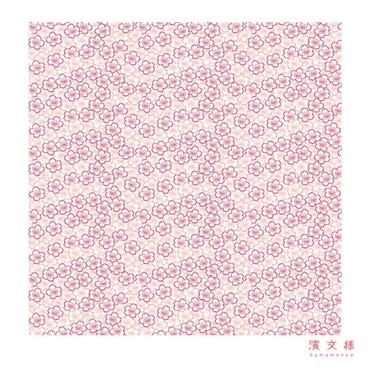 Hamamonyo Furoshiki Wrapping Cloth (90cm x 90cm) SAKURA pattern