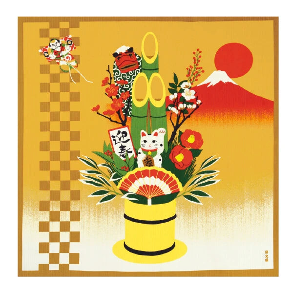 Hamamonyo Furoshiki Wrapping Cloth (50cm x 50cm)
