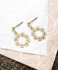 SAKURA Ring-Shaped Earrings