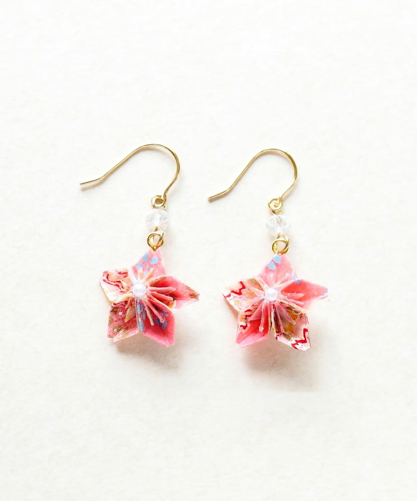 SAKURA Washi 3D Motif Earrings