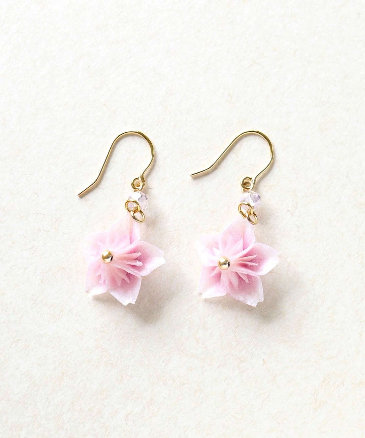 SAKURA Washi 3D Motif Earrings