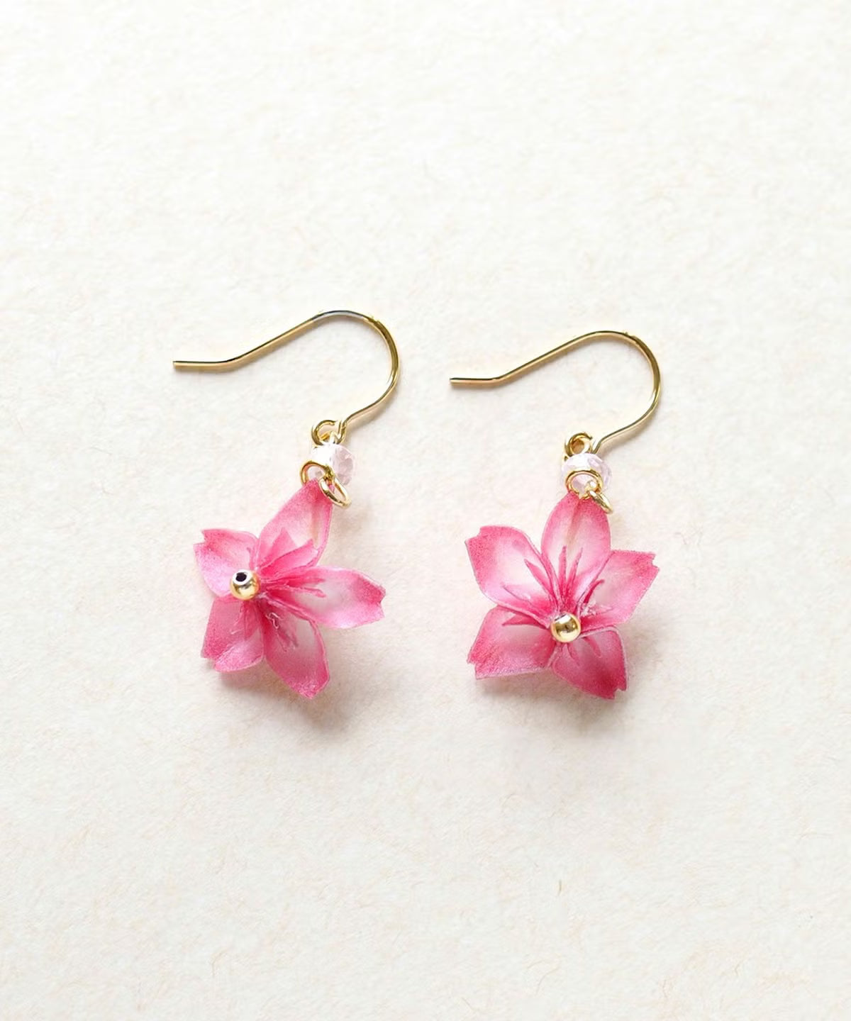 SAKURA Washi 3D Motif Earrings