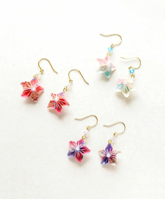 SAKURA Washi 3D Motif Earrings