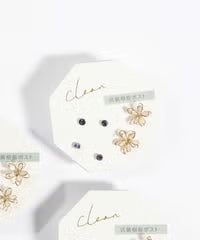 Epoflower antibacterial resin post earrings