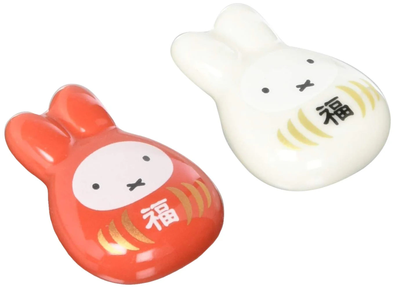 Miffy Lucky Daruma Chopstick Rest Set