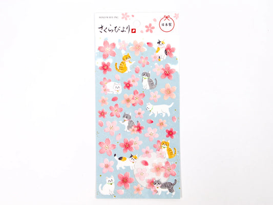 Mindwave Sakura Sticker Sheet – Cherry Blossom Stickers