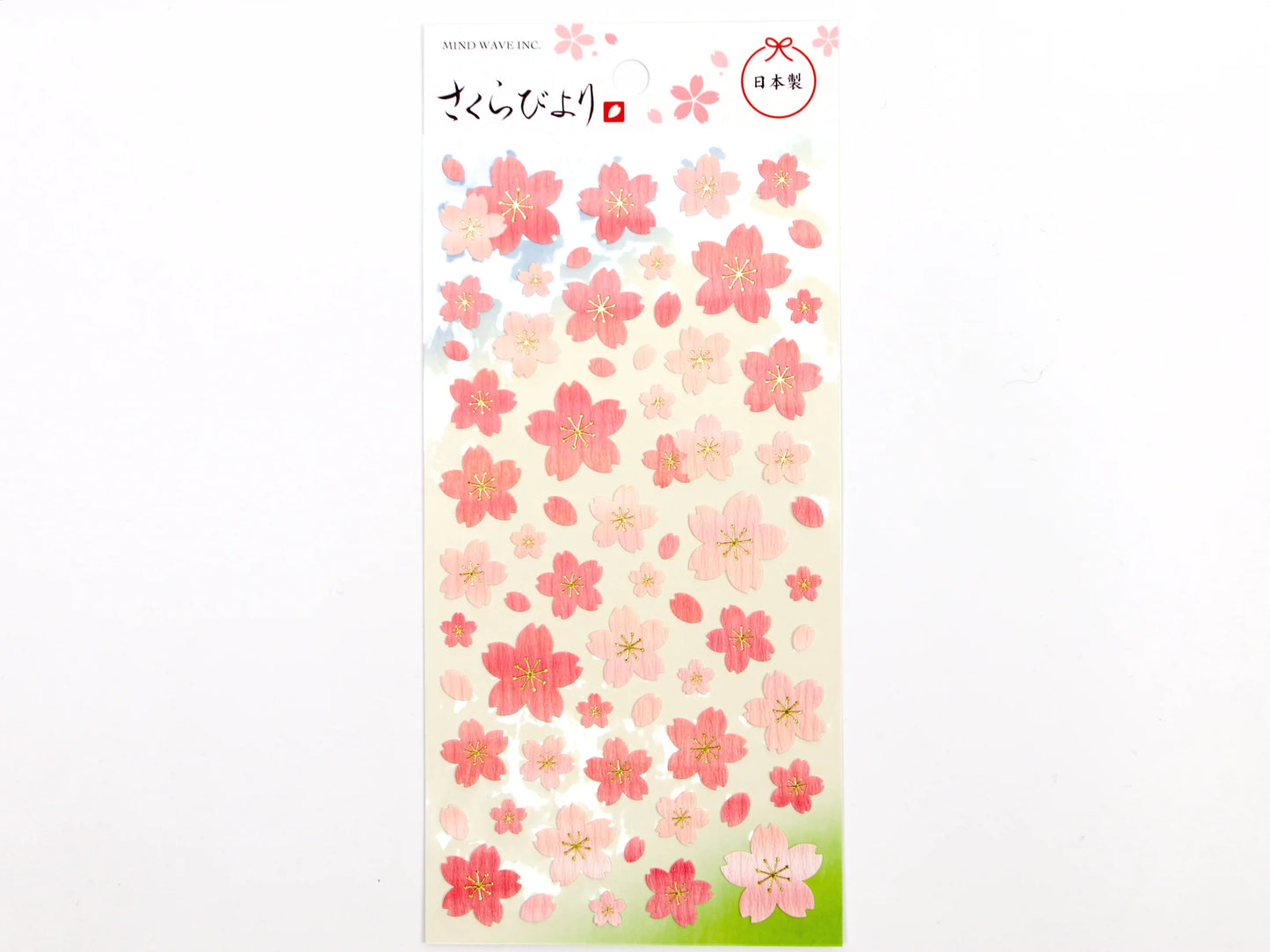 Mindwave Sakura Sticker Sheet – Cherry Blossom Stickers