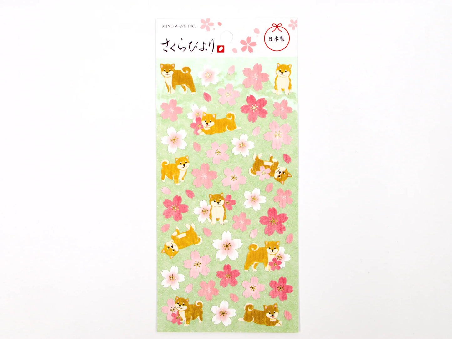 Mindwave Sakura Sticker Sheet – Cherry Blossom Stickers