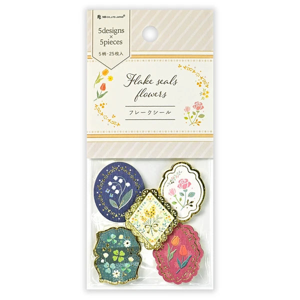 NB Co. - Fairy tales Gold-stamped Washi Flake Seal pack
