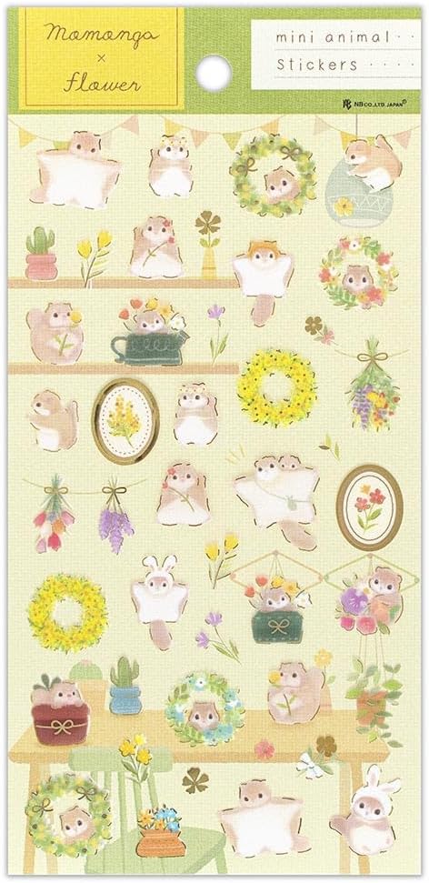 NB Co. Mini Animals Clear Sticker with Gold Foil
