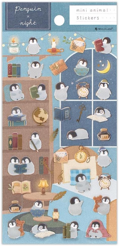 NB Co. Mini Animals Clear Sticker with Gold Foil