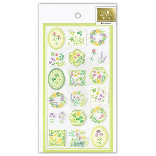 NB Co. My Garden transparent sticker sheet
