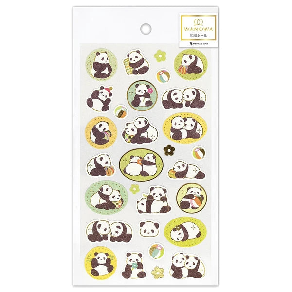 NB Co. Japanese-style Cute animal Sticker sheet