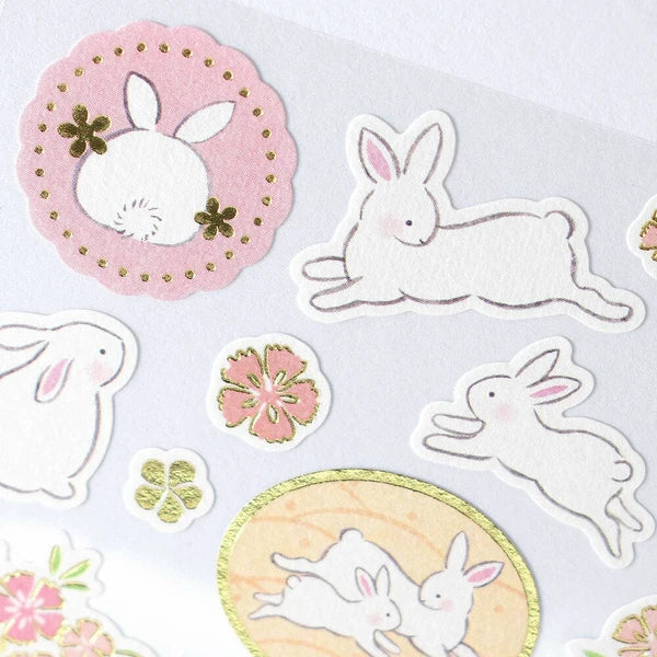 NB Co. Japanese-style Cute animal Sticker sheet