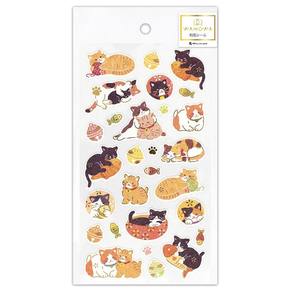 NB Co. Japanese-style Cute animal Sticker sheet