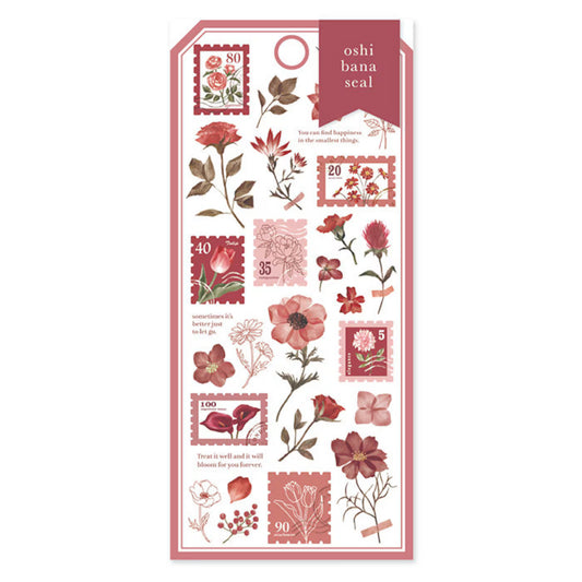 Mind Wave - Floral OSHIBANA Transparent Stickers