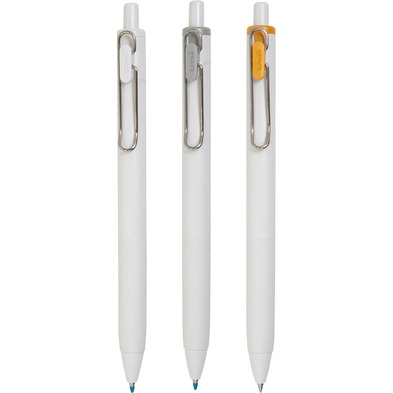 Uniball ONE Metallic Retractable Gel Pen 0.38mm Or 0.5mm Set