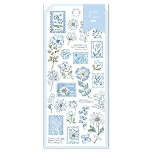 Mind Wave - Floral OSHIBANA Transparent Stickers